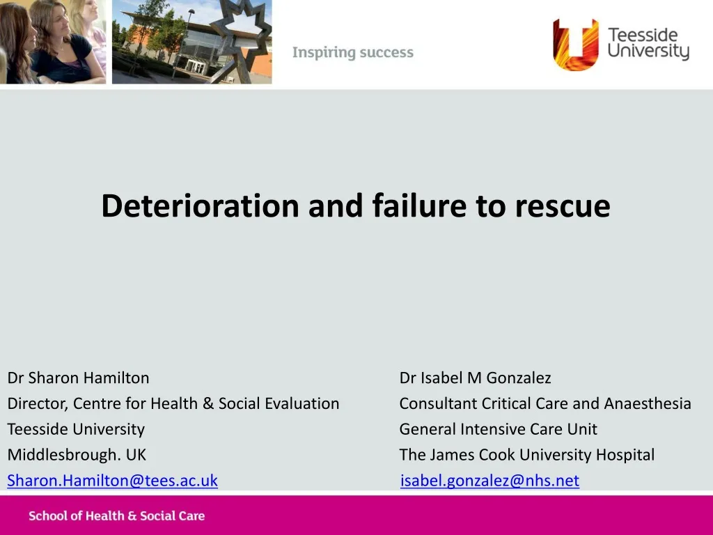 deterioration and failure to rescue
