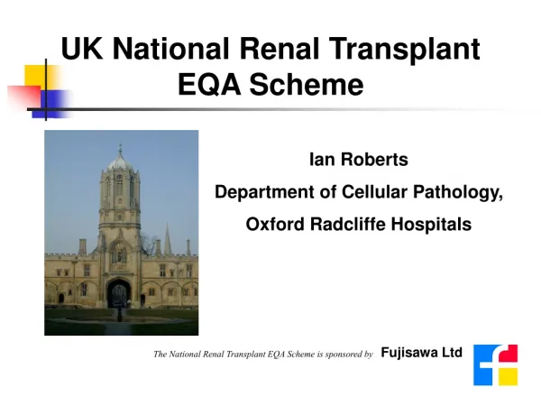 UK National Renal Transplant EQA Scheme