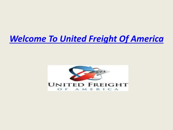 United Freight of America