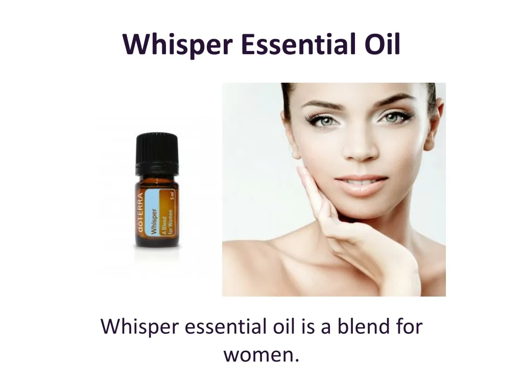 whisper essential oil