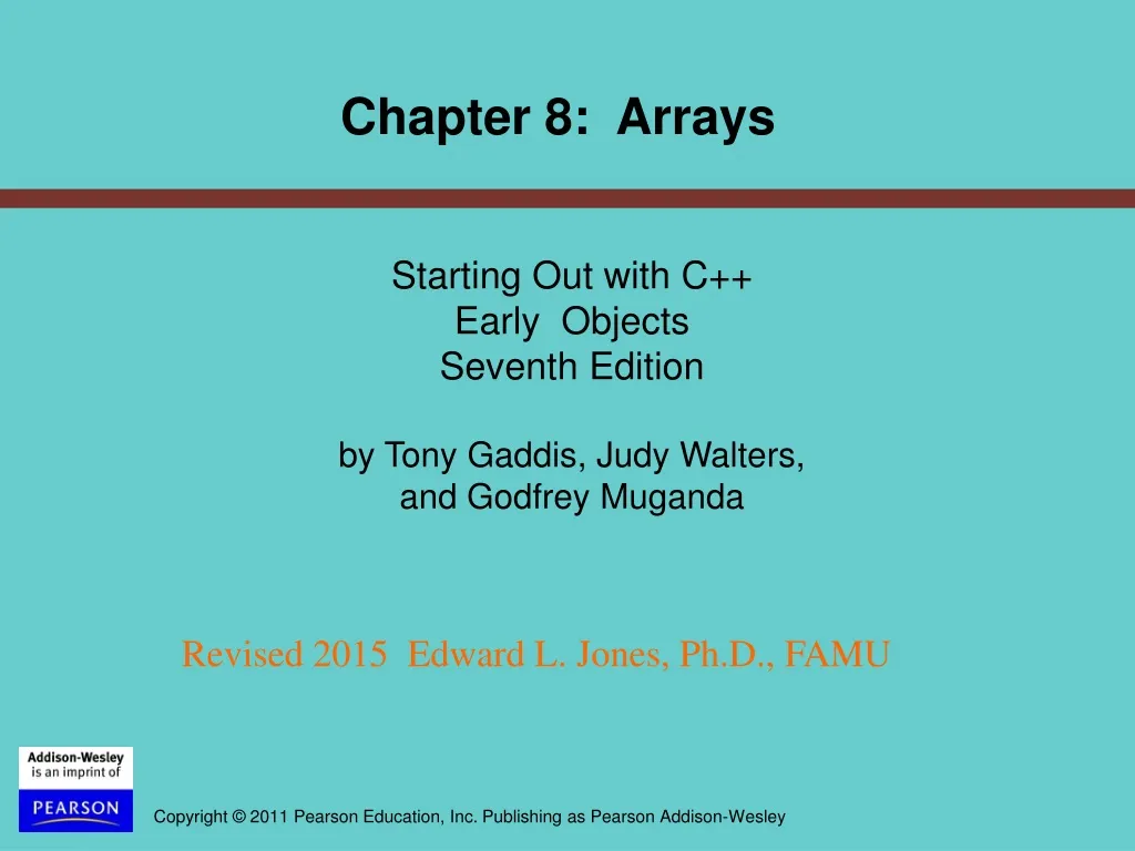 chapter 8 arrays