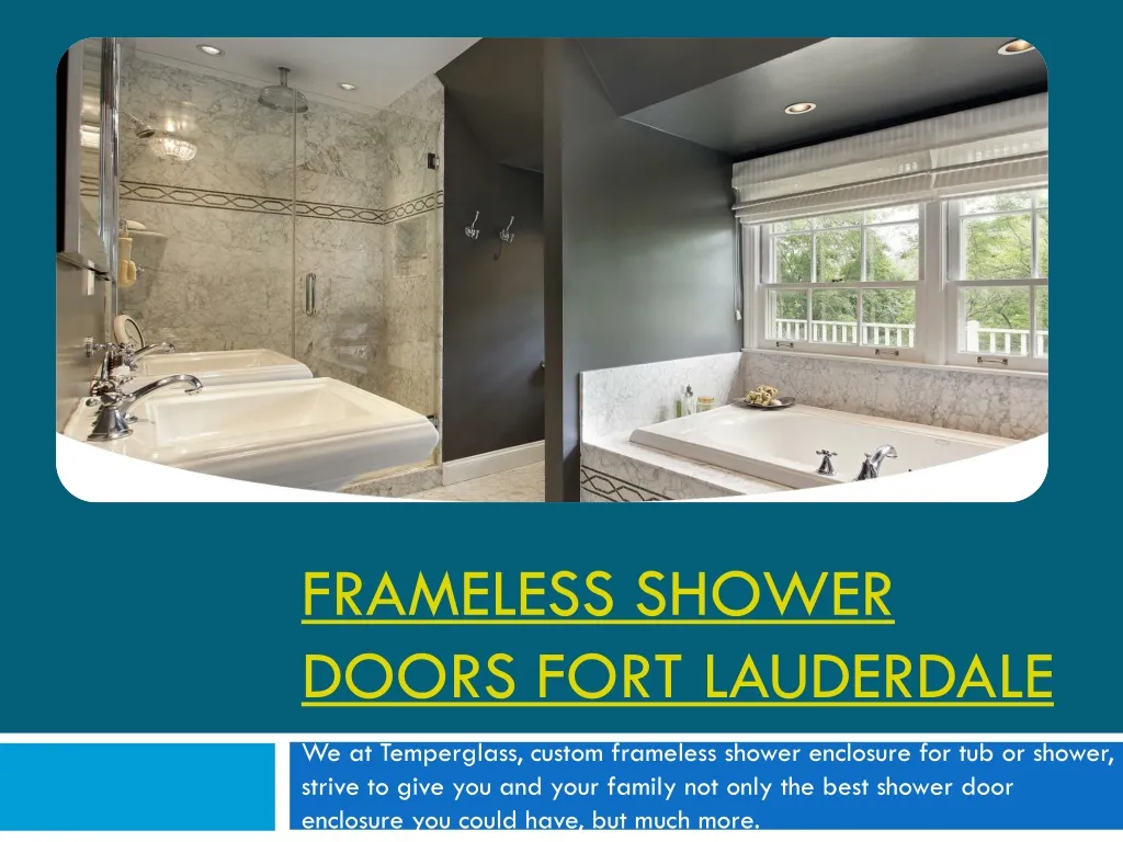 frameless shower doors fort lauderdale