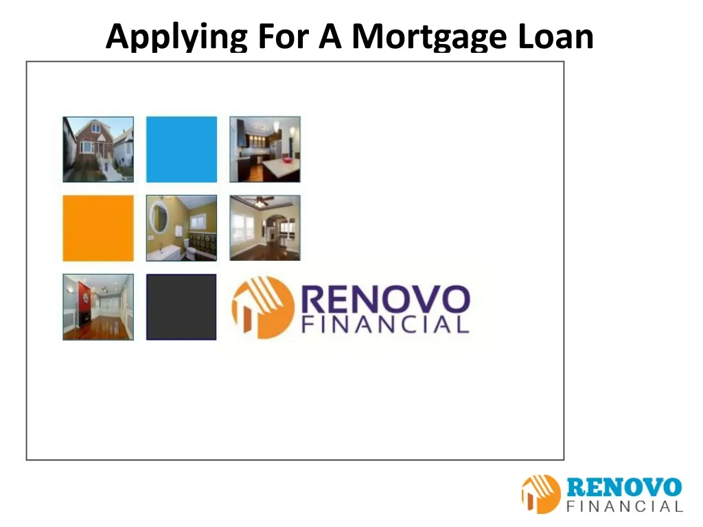 applying for a mortgage loan