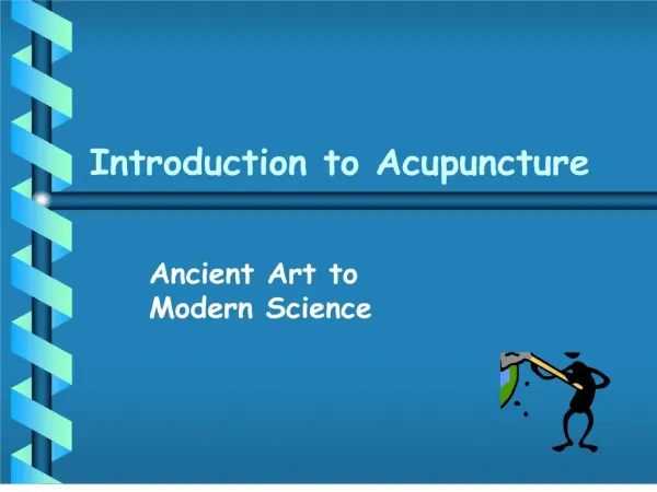 introduction to acupuncture