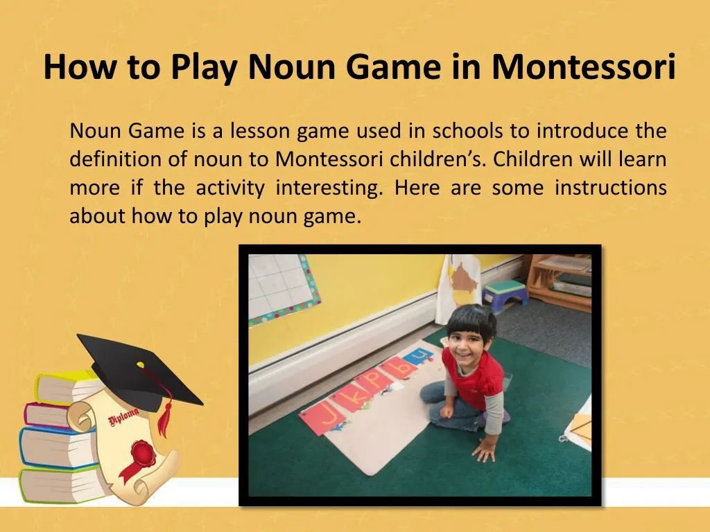 how to play noun game in montessori