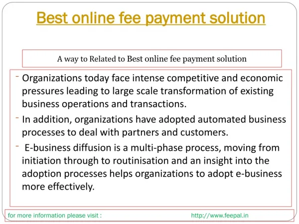 Feepal provide batter services for best online fee payment s