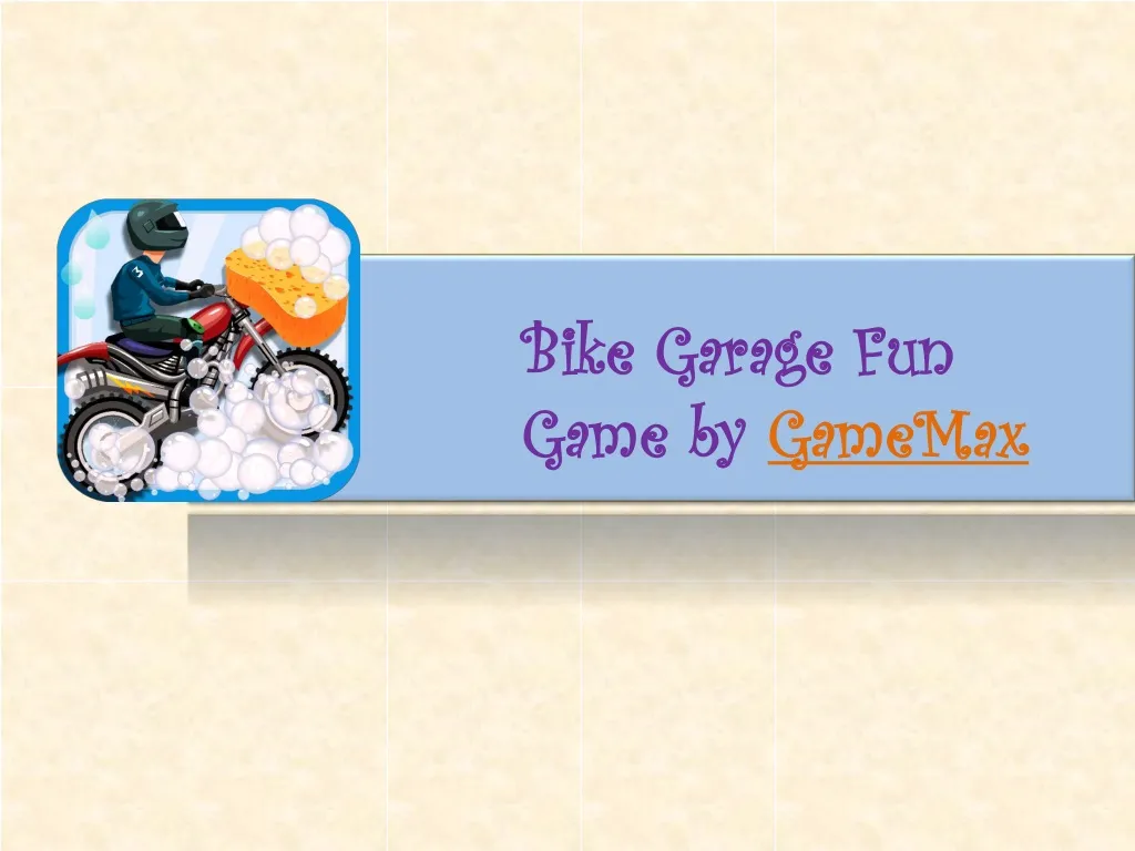 bike garage fun game by gamemax