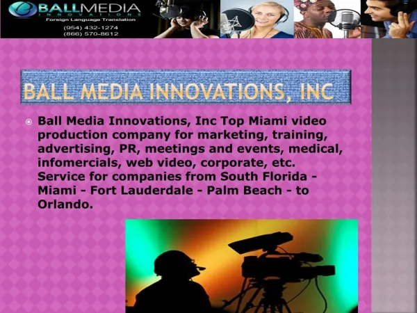 south florida video production service