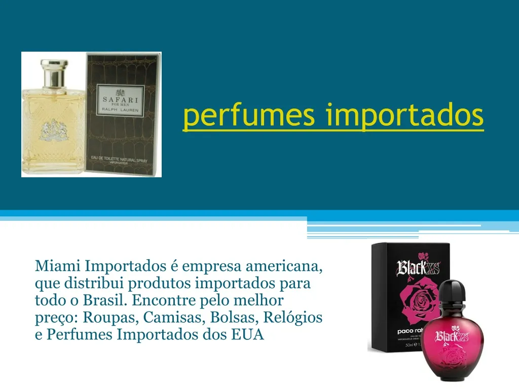 perfumes importados