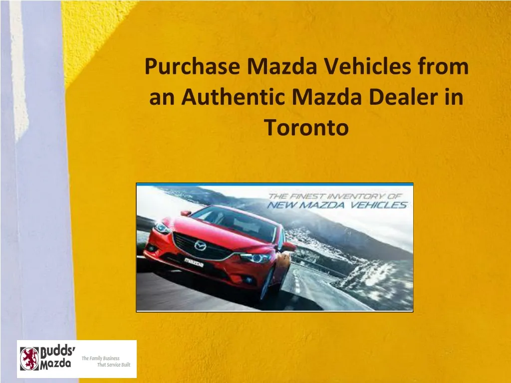 purchase mazda vehicles from an authentic mazda dealer in toronto