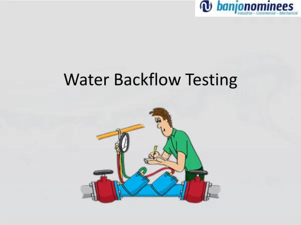 Perfect Water Backflow Testing