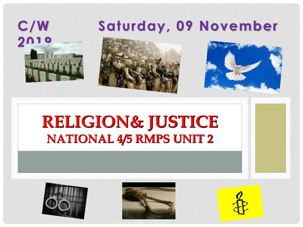 religion justice national 4 5 rmps unit 2