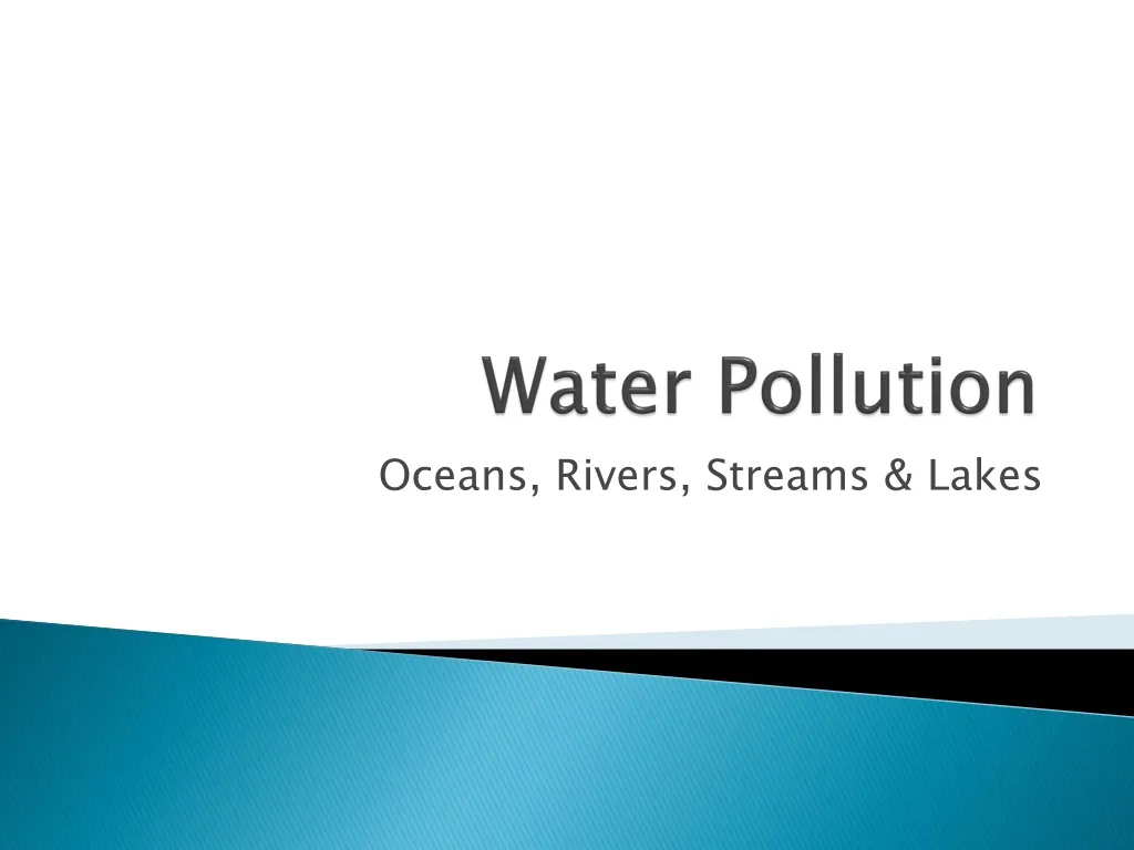 water pollution