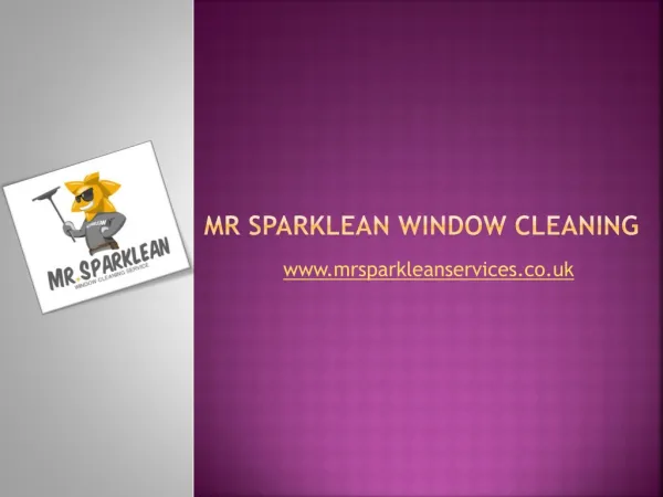 Mr Sparklean Window Cleaning