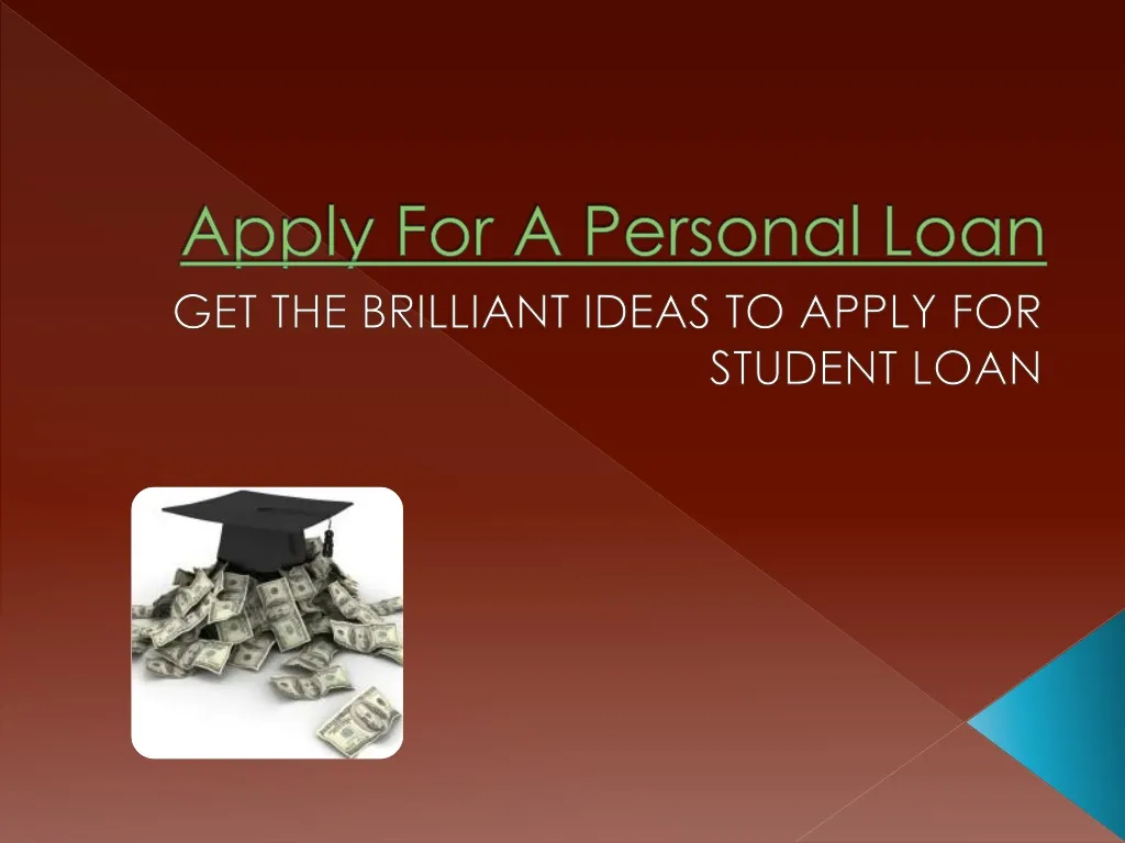 apply for a personal loan