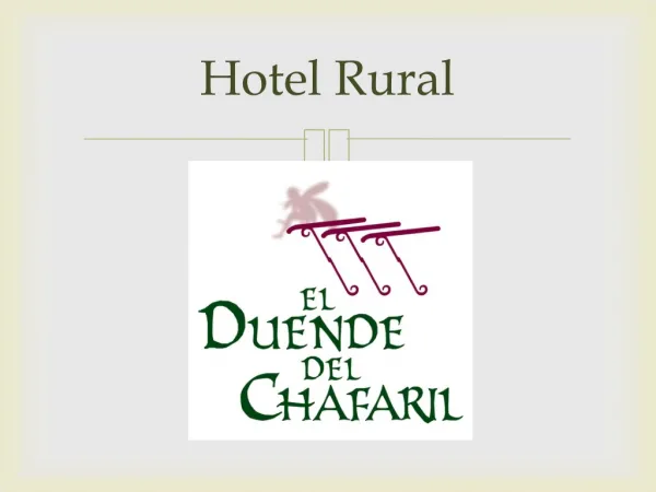 Hotel rural El duente del Chafaril - Actividades