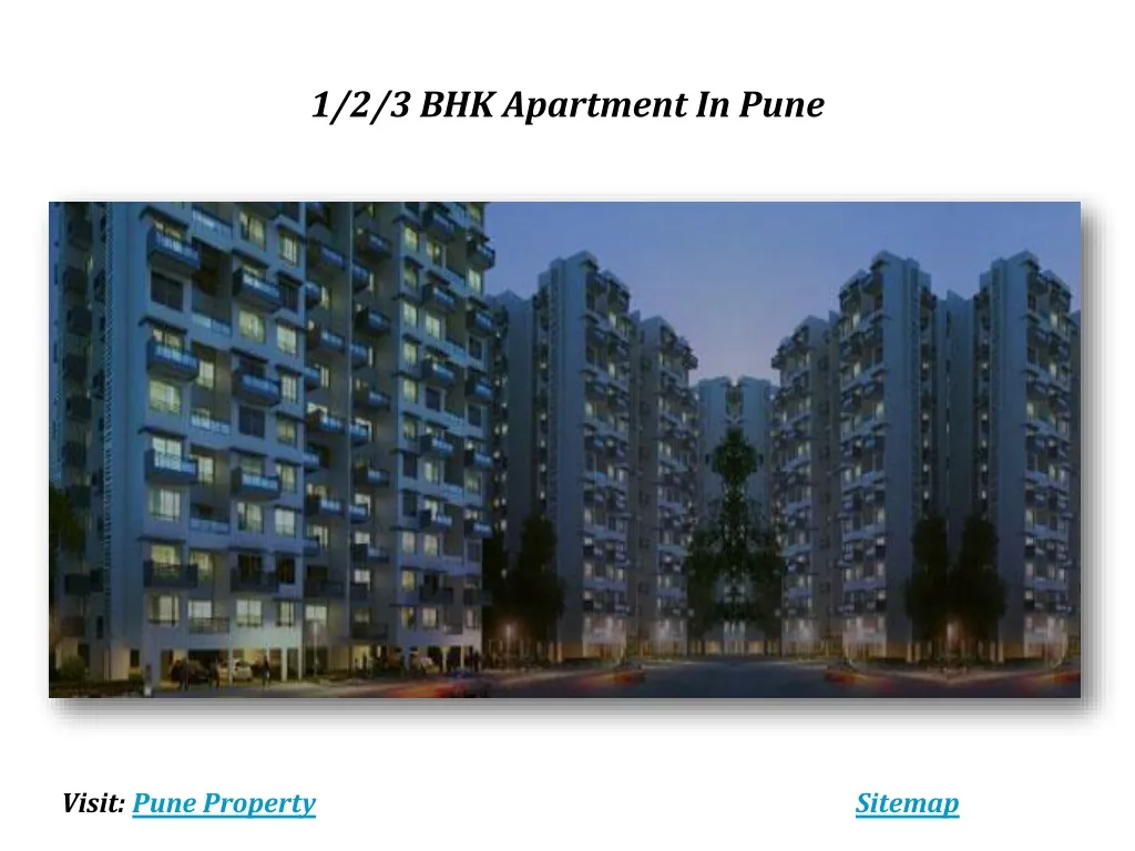 1 2 3 bhk apartment in pune