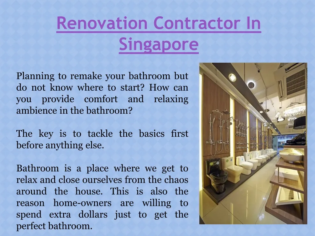 renovation contractor in singapore