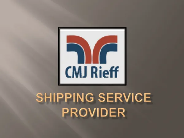 Shipping service provider