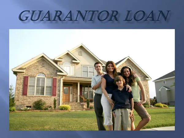 Guarantor Loan