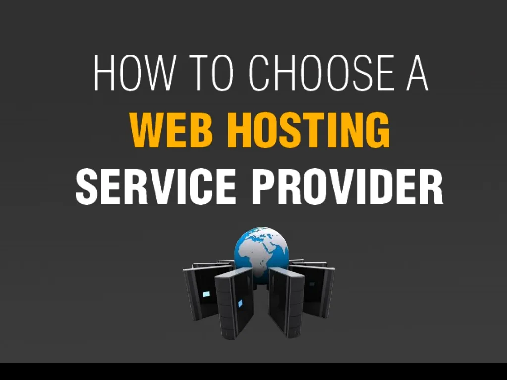 how to choose a web hosting service provider