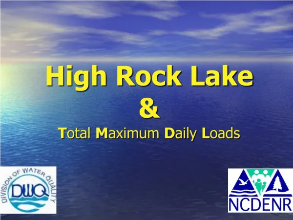 High Rock Lake &amp;
