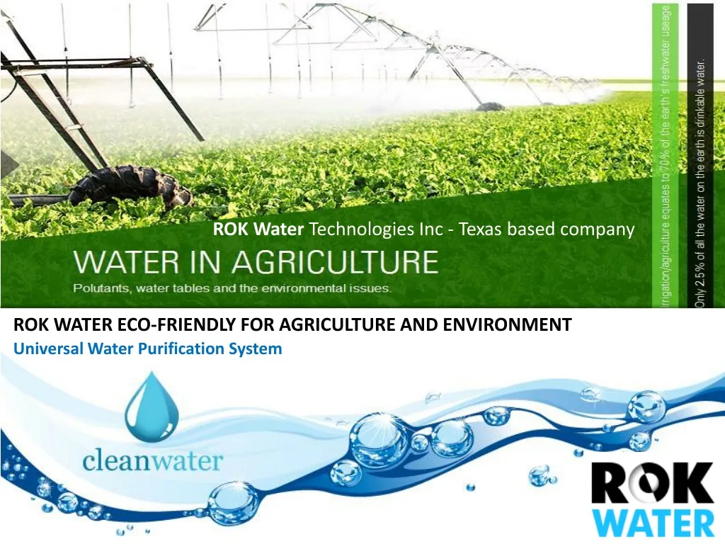 rok water technologies inc texas based company