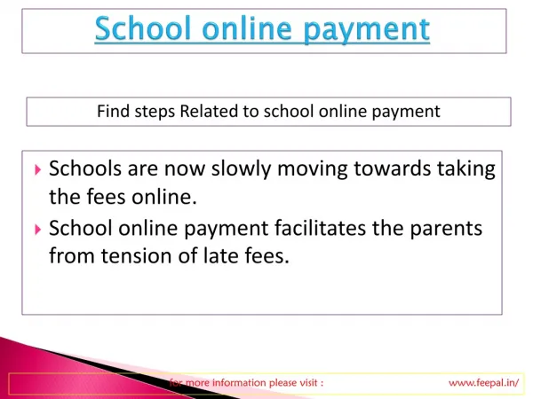 Local news about school online paymnet