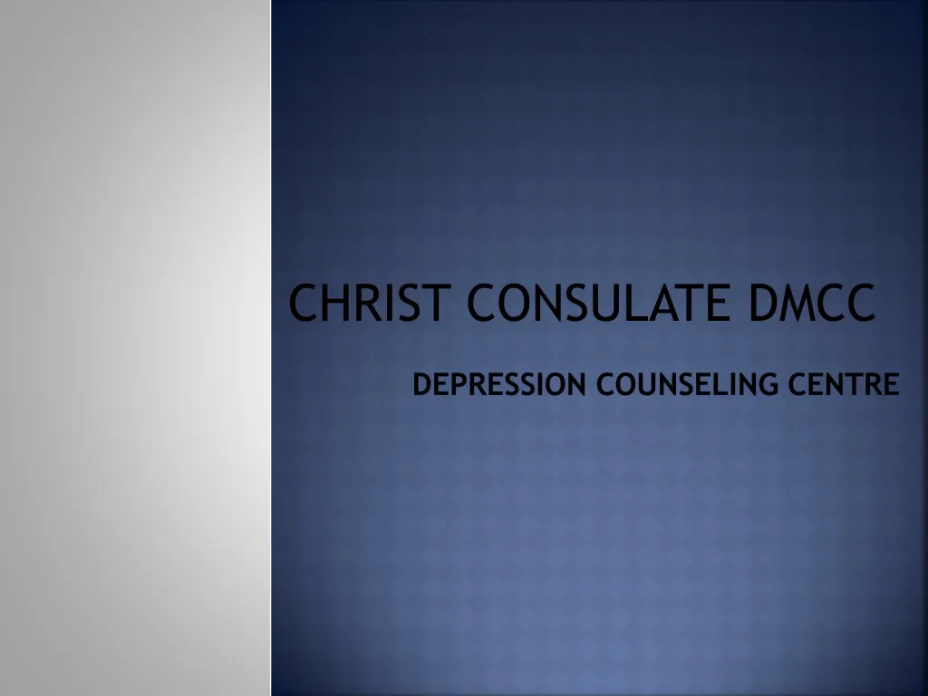 depression counseling centre