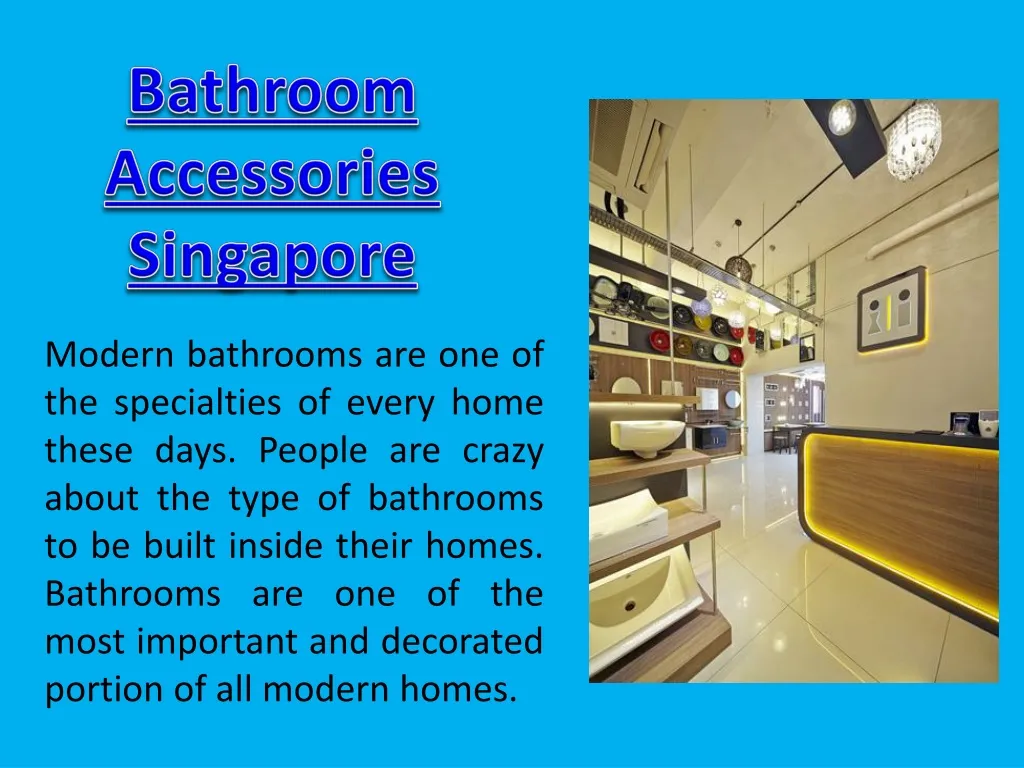 bathroom accessories singapore