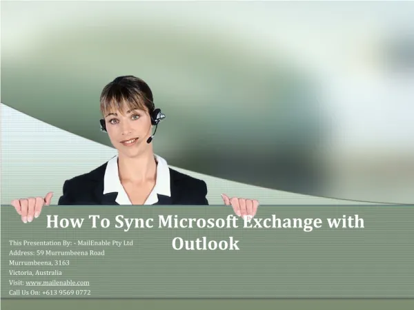 How to Sync Microsoft Exchange with Outlook
