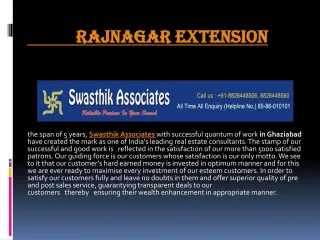 raj nagar extension projects - slide 1