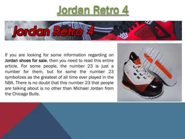 Jordan Shoes For Sale