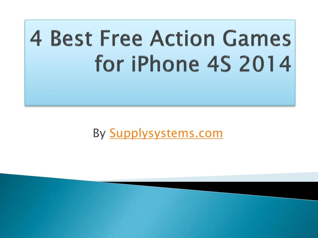 4 best free action games for iphone 4s 2014