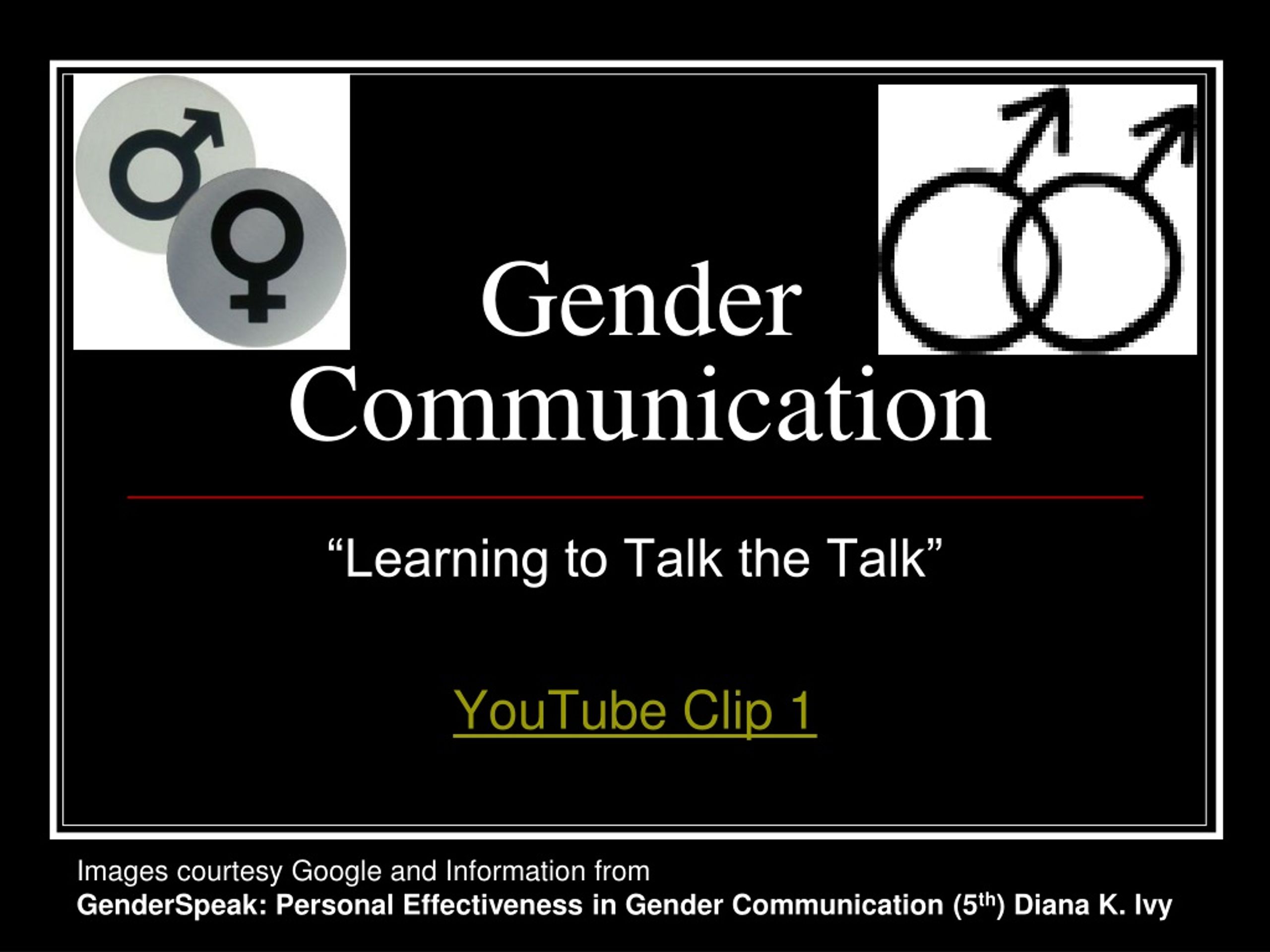 PPT - Gender Communication PowerPoint Presentation, free download - ID ...