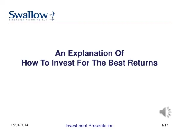 Investment Presentation Jan 2014