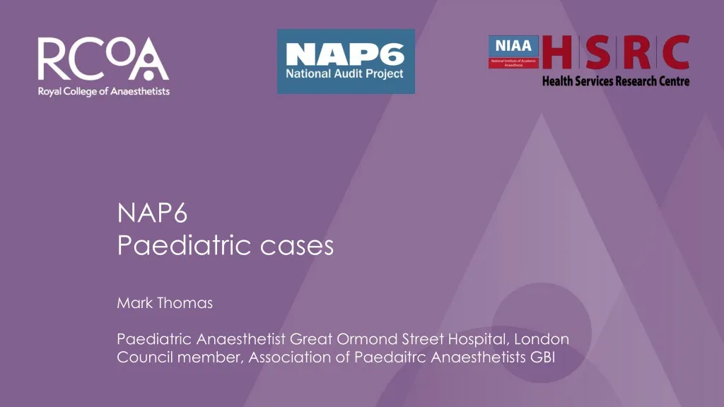 nap6 paediatric cases mark thomas paediatric