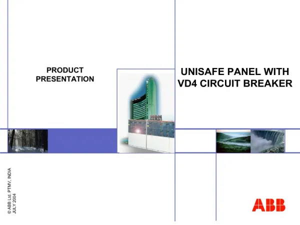 unisafe panel with vd4 circuit breaker