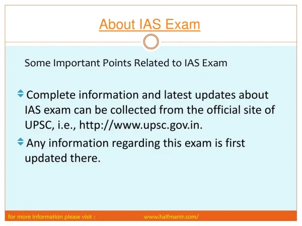 steps of about ias exam