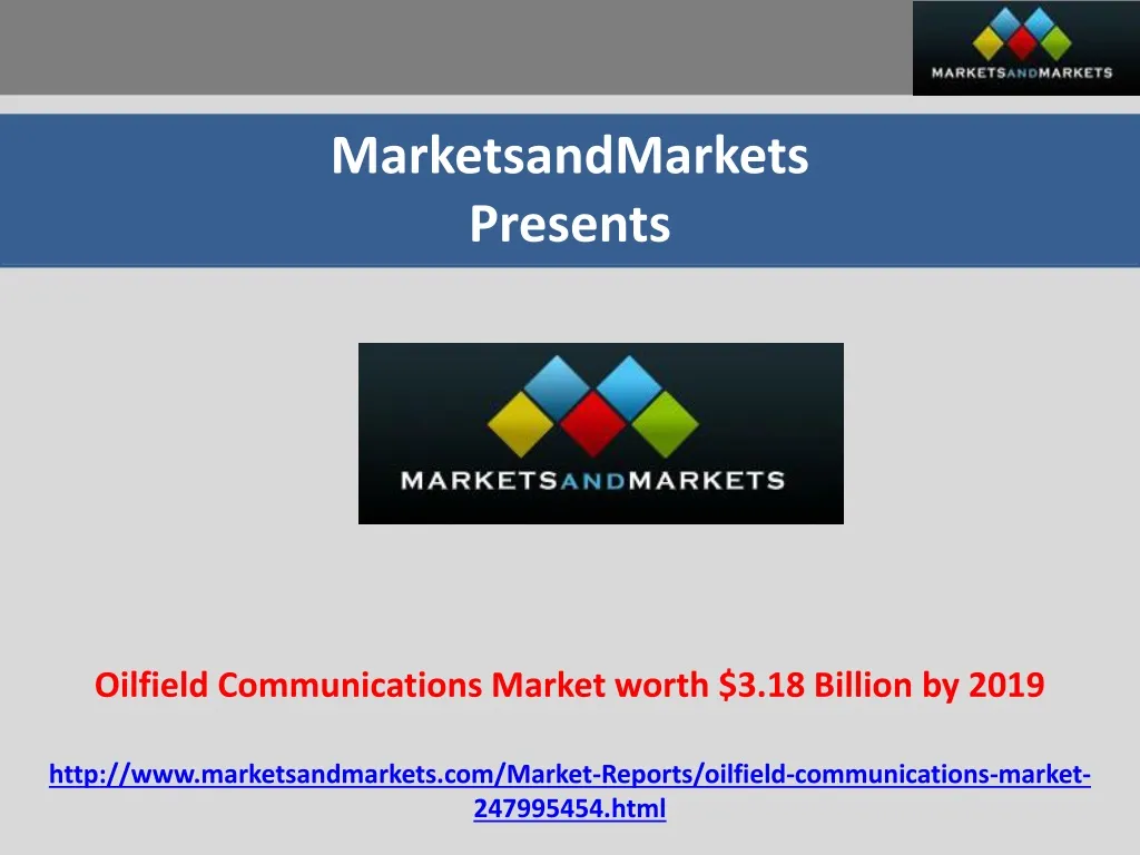 marketsandmarkets presents