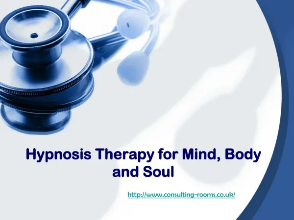 Hypnosis Therapy for Mind, Body and Soul