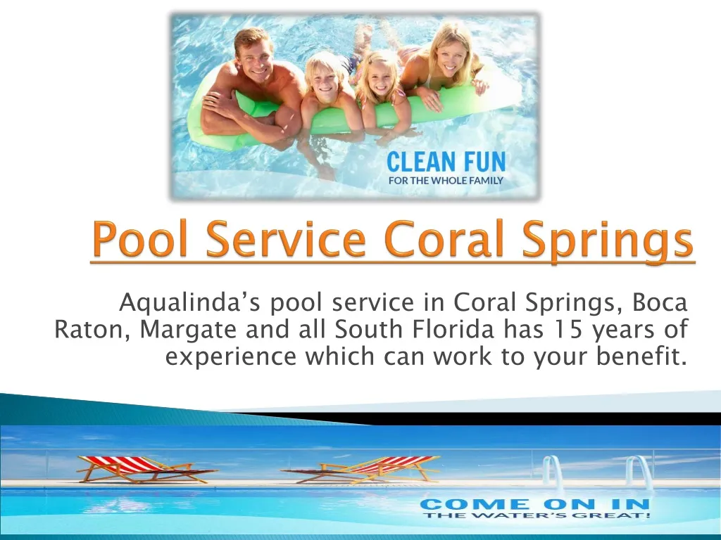 pool service coral springs