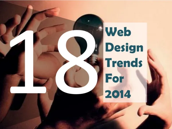 18 Hottest Web Design Trends for 2014