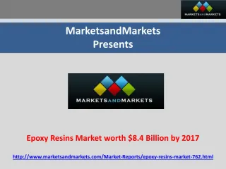 Epoxy Resins Market worth $8.4 Billion by 2017 - slide 1