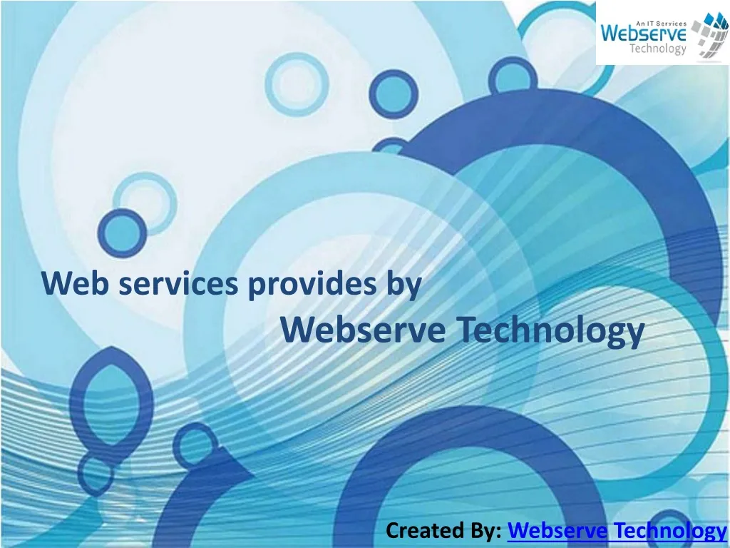web services provides by webserve technology