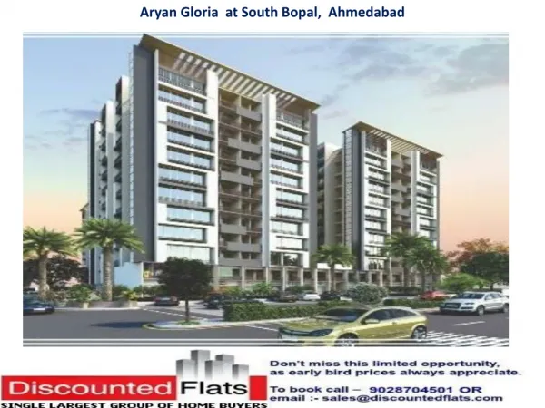 Aryan Gloria South Bopal Ahmedabad by Aaryan Builders