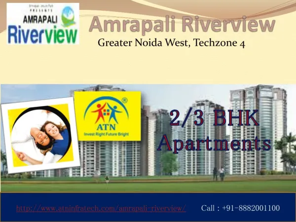 Amrapali Riverview new luxury flats in greater noida techzon