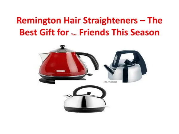 Remington Hair Straighteners