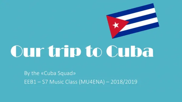 Our trip to Cuba