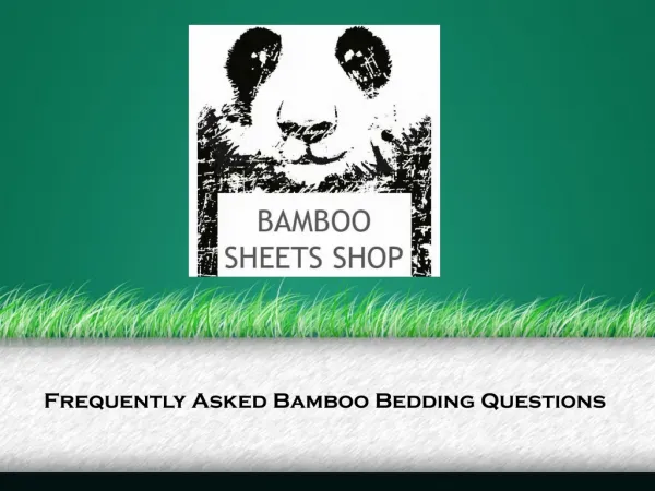 Frequently Asked Bamboo Bedding Questions